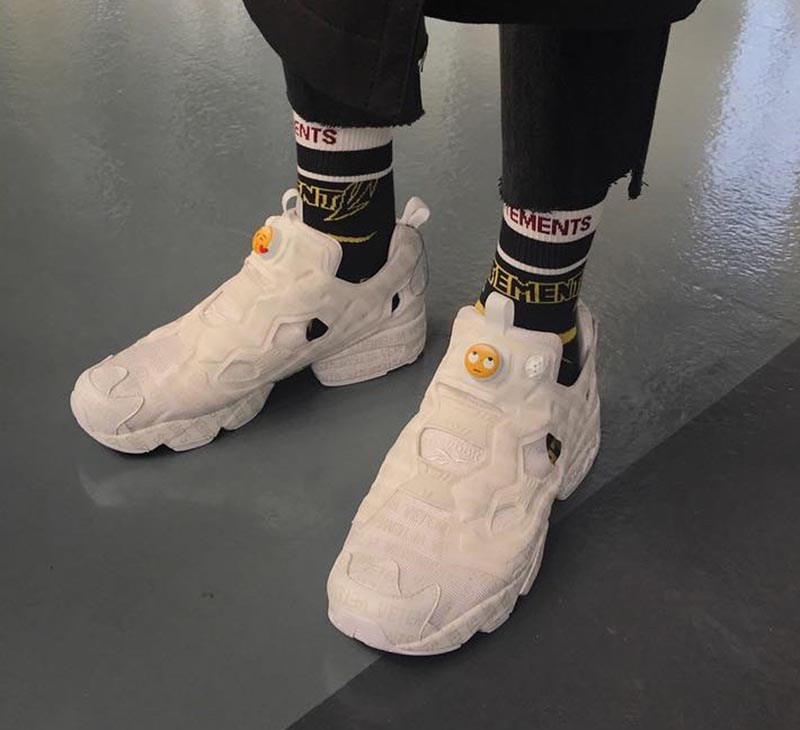 VETEMENTS x Reebok联名Instapump Fury OG锐步充气前卫慢跑鞋 图片9