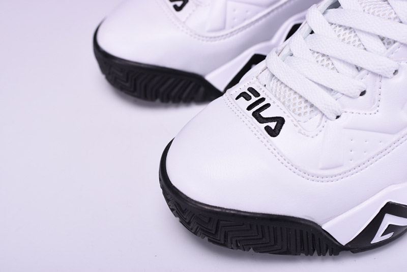 Fila Classic Jamal Mashburn MB1代文化百搭篮球鞋白黑 图片6