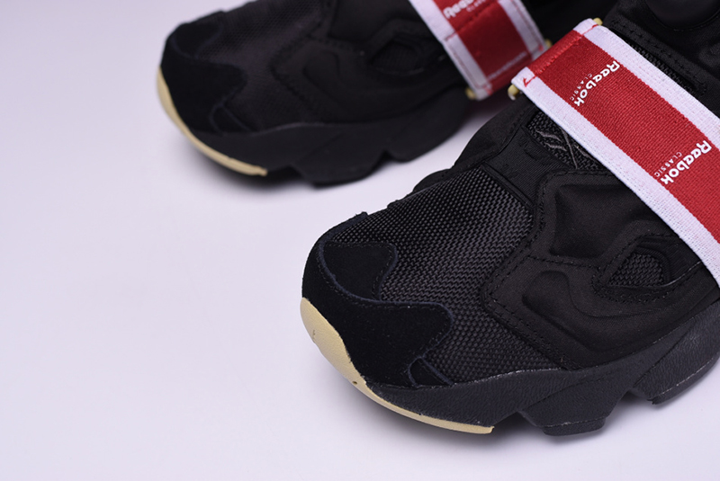 Reebok Instapump Fury MB 锐步充气前卫鞋全黑红绑带 图片2