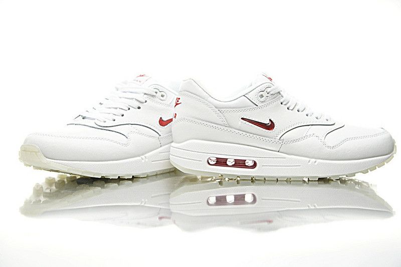 Nike Sportswear  Air Max Premium 1 SC 慢跑鞋  白红勾 图片1