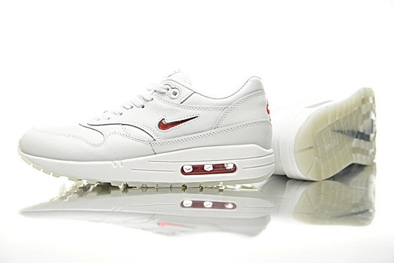 Nike Sportswear  Air Max Premium 1 SC 慢跑鞋  白红勾 图片2