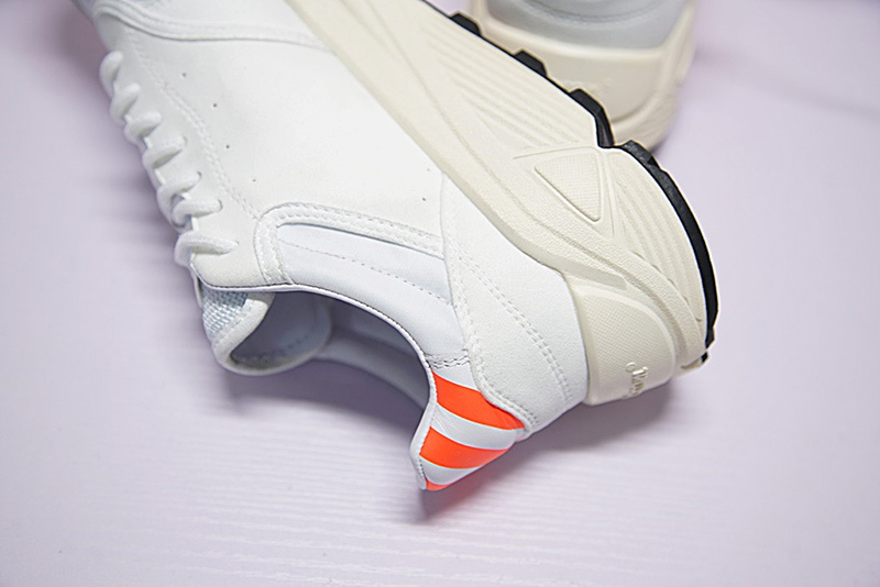 Off-white Arrow detail Low Sneakers 低帮复古慢跑鞋白黑桔红 图片4