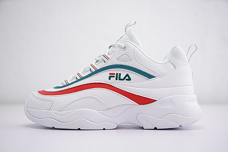 米兔品牌联名Folder x 斐乐FILA Ray 男女百搭增高情侣老爹鞋白绿红 图片1