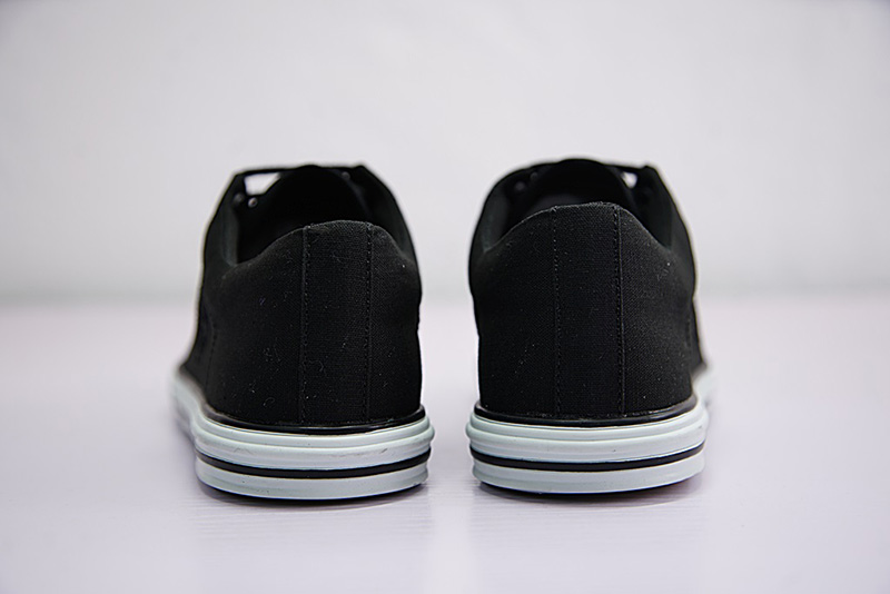 Balenciaga Ligne Match low-top canvas低帮百搭复古帆布板鞋黑白 图片5