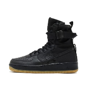 Nike Special Field Air Forces 1  空军一号机能高帮鞋  全黑米黄底