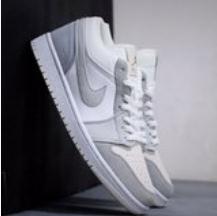 Nike Air Jordan 1 Low 灰白 莆田AJ1低帮